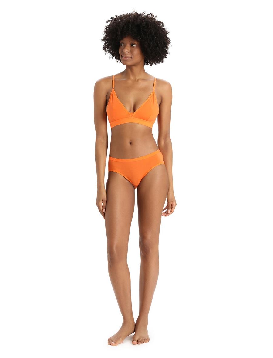 Icebreaker Merino Siren Hipkini Briefs Naisten Alusvaatteet Oranssi | FI 1724ILHS